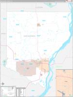 Des Moines, Ia Wall Map Zip Code